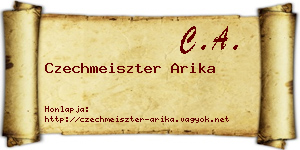 Czechmeiszter Arika névjegykártya